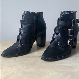 Studded black Steve Madden boots